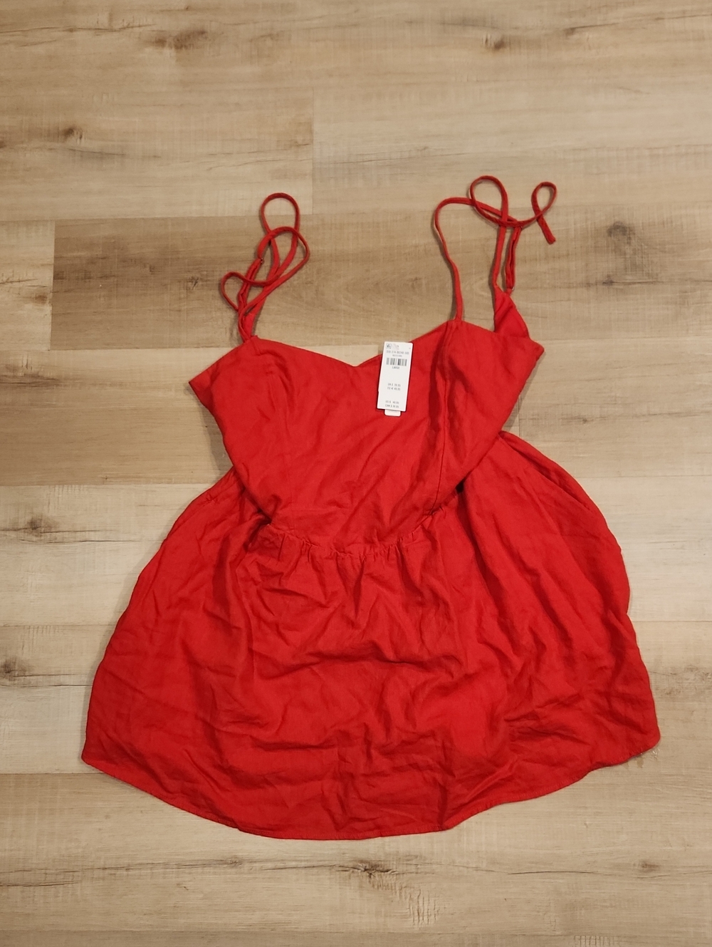 Hollister Bright Red Camisole Dress Top